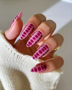 Nail inspo, nail art, simple nails, gel nails, acrylic nails, almond nails, round nails, nail designs, 2024 nail designs, easy nails, new nails new me, autumn nails 2024, autumn nail inspo, nailfie, autumn nails (affiliate link) Pink Snake Print Nails, Almond Snake Nails, Statement Nail Ideas, Blooming Gel Snake Print, Colorful Blooming Gel Nails, Purple Snake Nails, Snake Print Nails Design, Dark Pink Nails Ideas, Nail Inspo Trendy 2024 Spring Almond