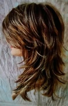 Shag Layered Hairstyles, Κούρεμα Bob, Medium Shag Haircuts, Short Shag Hairstyles, Short Haircut, Long Layered Hair