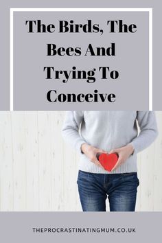 the birds, the bees and trying to conceive cover image with text overlay