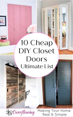 the top 10 cheap diy closet doors to make it look like they have been painted