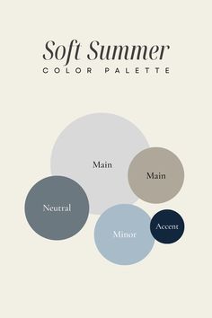 the color palette for soft summer