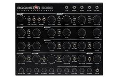 the boomster audio processor is shown with buttons and knobs