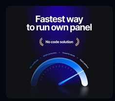 the fastest way to run own panel no code solution is now available for purchase