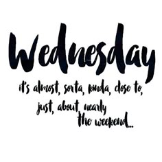 a twitter post with the words wednesday on it