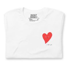 Let people know they are loved and where your heart is with this perfect t-shirt to complement an everyday, laid-back look. The ideal top for so many occasions, this lightweight cotton tee will keep you comfy. • 100% combed and ring-spun cotton (Heather colors contain polyester)• Fabric weight: 4.2 oz/yd² (142 g/m²)• Pre-shrunk fabric• Side-seamed construction• Shoulder-to-shoulder taping• Traceability:• Contains 0% recycled polyester• Contains 0% dangerous substances Heart Tee, Small Heart, Kids Hats, Shoulder Taping, Dad Hats, Cotton Tee, Graphic Tee, Fabric Weights, I Love You