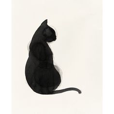 Black Cat by Pi Studio-VARPDXPM058A Image 1 Black Cat Watercolor, Black Cat Painting, Black Cat Art, Chic Art, Feminine Art, Watercolor Cat, Cats Art, Witch Art, Halloween 2024