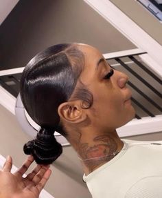 3d Ponytail, Slick Hair, Slick Ponytail, Black Ponytail, Eyelashes Extensions, Weave Ponytail Hairstyles, Weave Ponytail, Black Ponytail Hairstyles