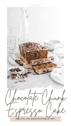 chocolate - chunk espresso cake recipe on bakestable net cover image