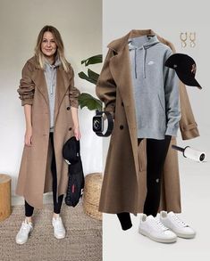 Casual Weekend Outfits For Women Winter, Chic London Outfits, Trip Outfit Ideas Winter, Beige Coat Outfit Casual, Beige Wool Coat Outfits, Casual Winter Outfits For Women Cold Weather, Winter Errands Outfit, Winter Stylish Outfits, Winter Fashion 2020