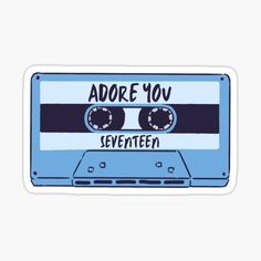 a blue cassette sticker with the words hyrt new years on it