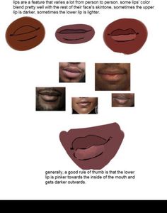 an image of lips with different shapes and colors