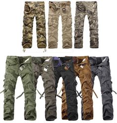 Discount cargo pants men, casual/camping/outdoor/hikeing camouflage military pants, boys actical trousers with fleece thick-inPants from App... Military Style Cargo Pants With Multiple Pockets, Military Cargo Jeans With Multiple Pockets For Outdoor, Military Style Cargo Pants With Side Pockets For Outdoor, Men Cargo Pants, Military Cargo Pants With Multiple Pockets For Outdoor Work, Camo Background, Military Cargo Pants With Pockets For Hunting, Camouflage Cargo Pants, Military Pants