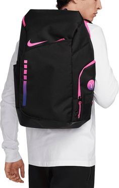 Nike Elite Bookbag, Cute Backpacks For Highschool, Nike Elite Bag, Nike Sb Backpack, Nike Elite Backpack, Elite Backpack, Soccer Backpack, Basketball Backpack, Sling Bag Men