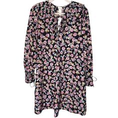 H&M Flounce Collared Floral Long Sleeve Cotton Swing Dress Nwt Sz M Oversized This Is A Beautiful H&M Swing Dress That Is Perfect For Any Occasion. The Dress Features An Eye-Catching Floral Pattern And Collar Design With A Tie Closure. The Long Puff Sleeves And Woven Cotton Fabric Make It Lightweight And Comfortable To Wear In Any Season. This Dress Is Machine Washable And Has An Oversized Fit, Making It A Great Addition To Your Wardrobe. The Trapeze And Swing Style Is Perfect For Casual Wear, W Casual Pink Mini Dress By H&m, H&m Pink Casual Mini Dress, H&m Floral Print Mini Dress For Spring, H&m Spring Mini Dress With Floral Print, H&m Long Sleeve Dress With Floral Print, H&m Pink Floral Print Dress, Nirvana Dress, Strappy Mini Dress, Flair Dress