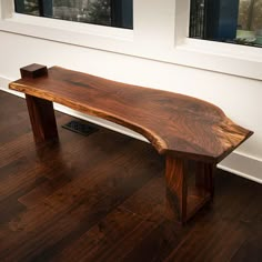 Live Edge Nakashima Style Walnut Bench (You will receive the item shown) Ciamillo Woodworks Sawmill Slabs Projects, Live Edge Wooden Bench, Floating Live Edge Desk, Live Edge Bar Stools, Live Edge Wood Projects, Wood Table Ideas, Walnut Wood Projects, Patina Modern, George Nakashima Furniture