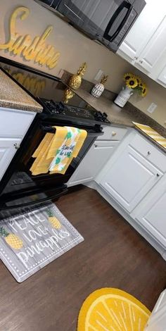 the kitchen is clean and ready to be used as a place for cooking or baking