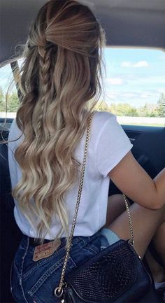 دورة شهرية, Luxy Hair, Brown Blonde Hair, Grunge Hair, Beach Hair, Aesthetic Hair, Hair Day, Summer Hairstyles