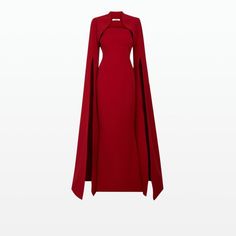 Collared Formal Dress, Long Sleeve Red Gown, Red Formal Dress With Sleeves, Slim Fitted Dress, Elegant Long Sleeve Dresses Classy, Classy Red Dresses, Red Classy Aesthetic, Red Dresses Classy Elegant, Beautiful Gowns Classy