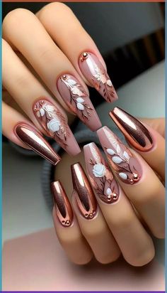 nail art Butterfly Nail Designs, Elegant Nail Designs, Pink Nail Art, Coffin Shape Nails, Black Nail Designs, Butterfly Nail