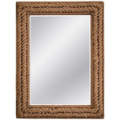 a mirror that is made out of rope