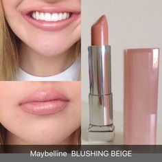 Cool Nude Lipstick, Pink Nude Lipstick, Lipstick Maybelline, Perfect Nude Lipstick, Beige Lipstick, Nude Pink Lipstick, Lipstick Nude, Maybelline Lipstick, Lipstick Kit