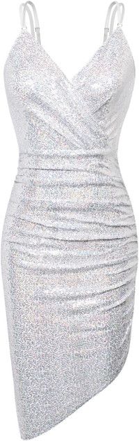 What to Wear to a 70s Party - Stealing Pretty Party Bodycon Dress, Dress Spaghetti Straps, Sequin Dresses