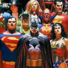 an image of the dc comics characters