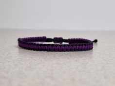 DIY Friendship Bracelets: Simple Patterns Anyone Can Make Purple Macrame, Bracelets For Boyfriend