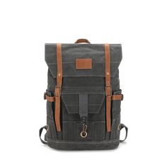 Waterproof Waxed Canvas Backpack for Travel Functional Waxed Canvas Backpack For Adventure, Casual Waxed Canvas Travel Bag For Outdoor, Practical Travel Backpack, Waxed Canvas Backpack For Outdoor Activities, Functional Waxed Canvas Backpack For Outdoor Activities, Functional Waxed Canvas Backpack For Outdoor, Casual Waxed Canvas Backpack For Outdoor Activities, Casual Waxed Canvas Backpack For Outdoor, Functional Travel Backpack With Waxed Finish