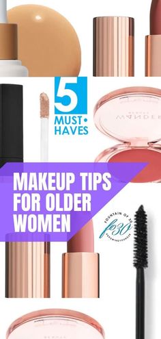 Here are 5 must have makeup items for a natural look for women over 50. I also give your simple makeup tips for older women. #antiaging #makeup #tips #over50 #beauty Different Makeup Aesthetics, Must Have Makeup, Makeup Aesthetics, 50 Hairstyles, Affordable Beauty Products, Makeup Over 50, Makeup Tips For Older Women, Makeup For Older Women