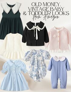 Preppy Baby Girl Outfits, Vintage Baby Girl Outfits, Old Money Baby Outfits, Vintage Baby Outfits, Baby Closets, Preppy Baby Girl, Vintage Baby Girl Clothes, Preppy Baby