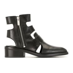 Nwot On The Hunt For A New Pair Of Shoes? 3.1 Phillip Lim's Alexa 40mm Boots Are A Cut Above The Rest With A Peek-A-Boo Design Providing Cutout Glimpses Of Your Feet. You Won't Be Able To Resist Showing Them Off. Featuring A Square Toe, A Matte Finish, An Ankle Length, A Side Zip Fastening, A Low Block Heel And A Rubber Sole. Composition Outer: Calf Leather 100% Lining: Leather 100% Sole: Rubber 100% Size It 37.5/6.5 Ankle Boots Skirt, Cutout Boots, Ankle Boots With Jeans, How To Wear Ankle Boots, Low Block Heels, 3.1 Phillip Lim, Casual Winter Outfits, Phillip Lim, Casual Fall Outfits