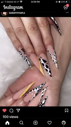 Stiletto Nail Art Fall, Fall Nails Stiletto, Stiletto Nails Designs Classy, Long Stiletto Nails Designs Unique, Fall Stiletto Nails Design, Fall Stiletto Nails, Stilleto Nails Designs, Wow Nails, Stiletto Nail Art