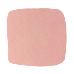 a pink paint swatch on a white background, with the top half painted in light pink