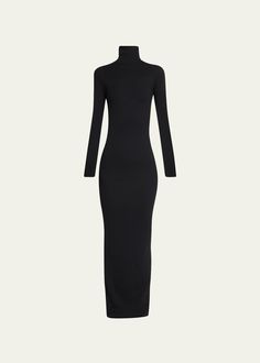 Get free shipping on Eterne Long-Sleeve Turtleneck Maxi Dress at Bergdorf Goodman. Shop the latest luxury fashions from top designers. High Neck Long Sleeve Black Dress, Turtleneck Maxi Dress, Uzun Boy, Black Turtleneck Dress, 2024 Wishlist, Long Sleeve Turtleneck Dress, Black Turtle Neck, Turtleneck Dress, Dress Aesthetic