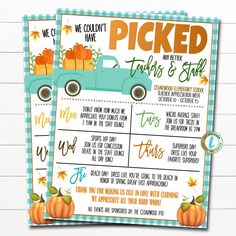 two printable pumpkin themed wedding games