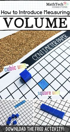 an image of a game board with the words, how to introduce measuring volume 1