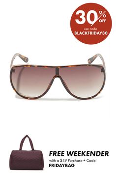 Kelly & Katie-Maverick Shield Sunglasses Block the sun in style! The Maverick shield sunglasses from Kelly & Katie feature a totally on-trend design, complete with a tortoise shell design, and 100% UV protection. Sunglasses Brown, Shell Design, Shield Sunglasses, Tortoise Shell, Tortoise, Uv Protection, The Sun, Design Trends, In Style