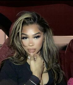 Baddie Hair Color, Baddie Hair Color Ideas, Wig Aesthetics, Hairstyles For Baddies, Baddies Nails, Culture Magazine, Face Card, Looks Black