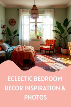 Eclectic Bedroom Decor Inspiration & Photos Bedroom Palette Ideas, Bedroom Palette, Artistic Bedroom, Quirky Furniture, Stylish Inspiration