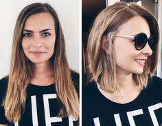 Sleek Long Bob, Mama Blog, Hair Shows, New Haircuts, Long Bob, Round Sunglass Women, Hair Goals, Hair Ideas, Beautiful Hair