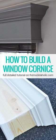 how to build a window corince