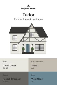 the exterior color scheme for a house