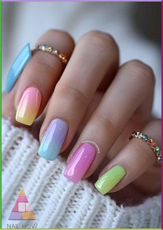 Summer Gel Nails, Gel Nail Art Designs