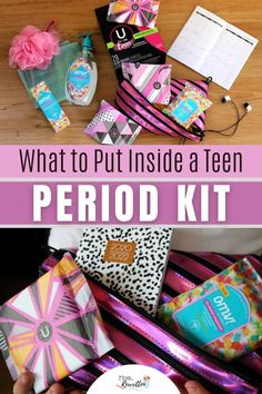 what to put inside a teen's period kit and how to use it