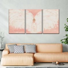 Pink Angel II Wall Art is a beautiful addition to any decor style. Bring this stunning canvas print into your home to easily refresh your walls and elevate your decor. Pink Angel, Artwork Painting, Decor Styles, Elephant, Canvas Print, Angel, Canvas Prints, Wall Art, Canvas