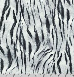 black and white tiger print fur textured up to the camera, with very high resolution