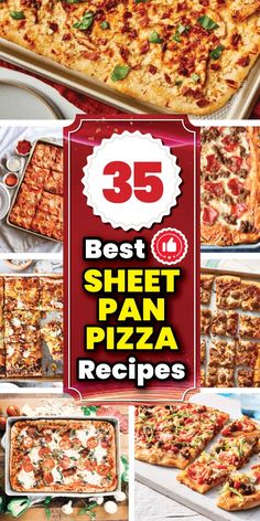 the 25 best sheet pan pizza recipes are on sale for just $ 5 99 each