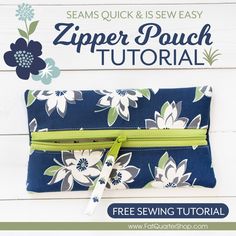 the zipper pouch sewing pattern is easy to sew