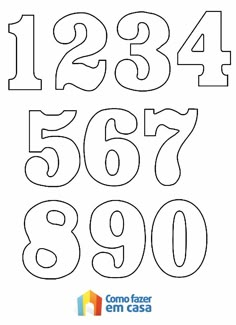 the numbers are cut out and ready to be colored